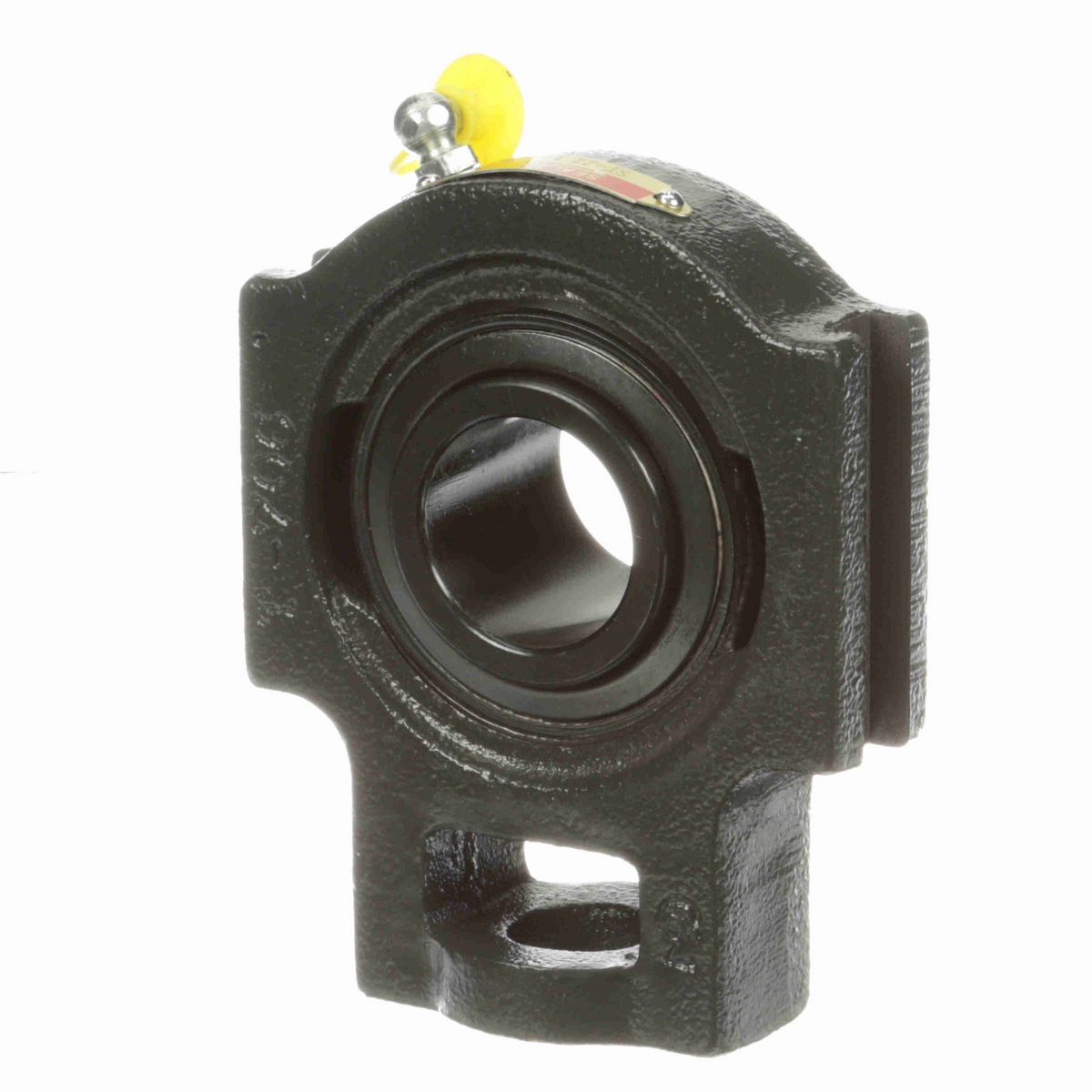 Sealmaster Mounted Cast Iron Wide Slot Take Up Ball Bearing - 52100 Bearing Steel, Black Oxided - Setscrew Lock - ST-22