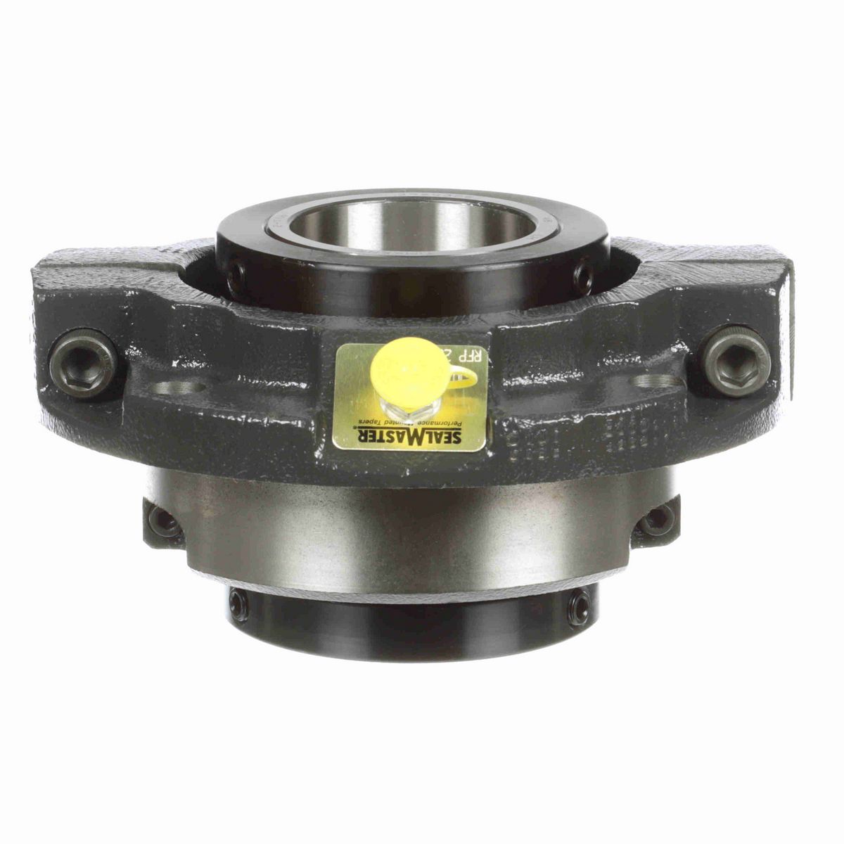Sealmaster Mounted Cast Iron Piloted Flange Tapered Roller - 52100 Bearing Steel - Double Collar Mount Lock - RFP 207C