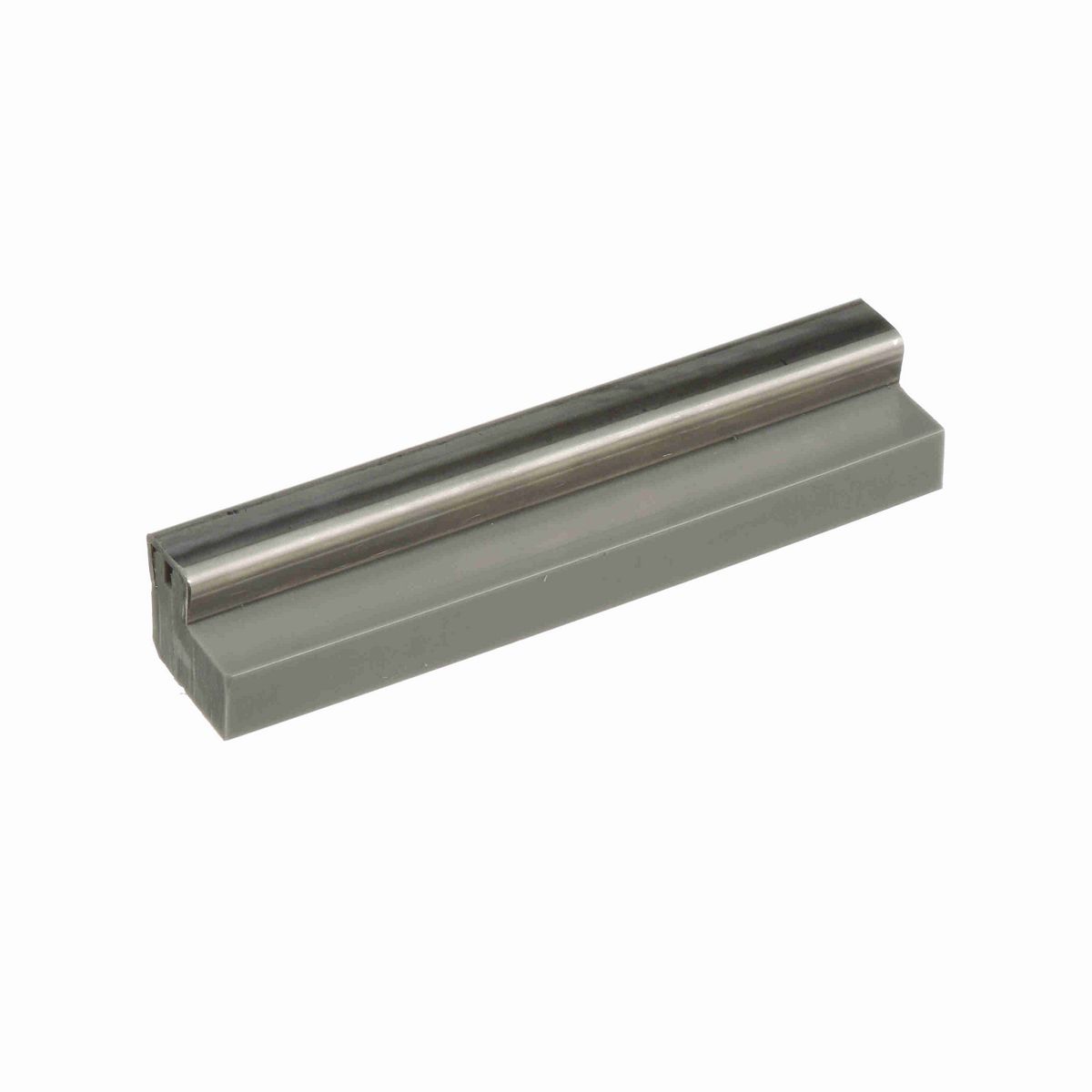 System Plast Tab Chain Guide Rail: 1.19"W X 1.07"H X 120"L Grey Nolu-S - VG-SSTG-02-NS-10