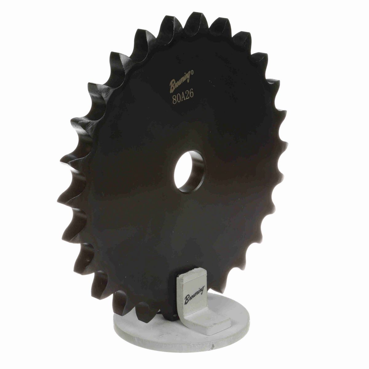 Browning Steel Minimum Plain Bore Roller Chain Sprocket - 80A26