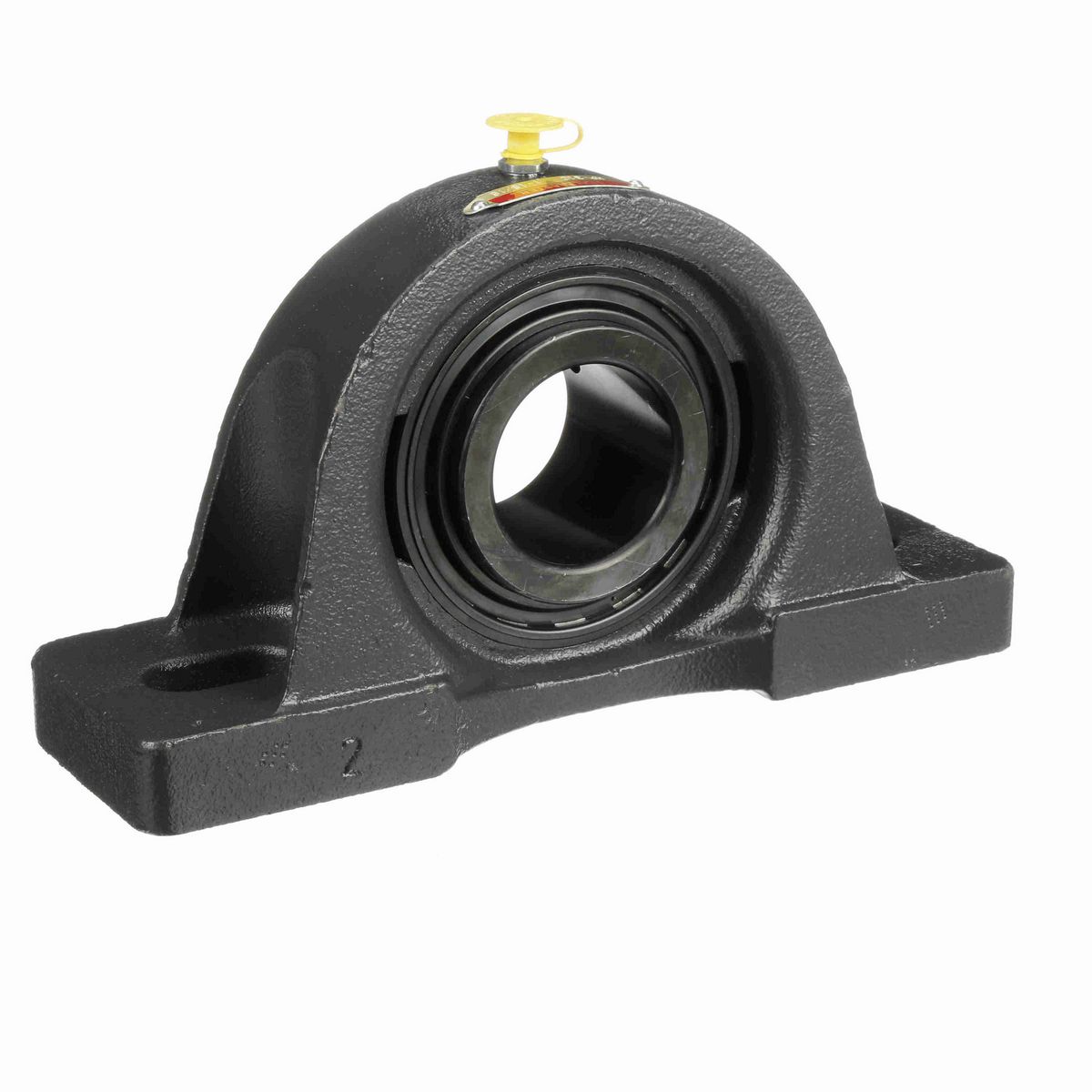 Sealmaster Mounted Cast Iron Two Bolt Pillow Block Ball Bearing - 52100 Bearing Steel, Black Oxided - Setscrew Lock - MP-31C