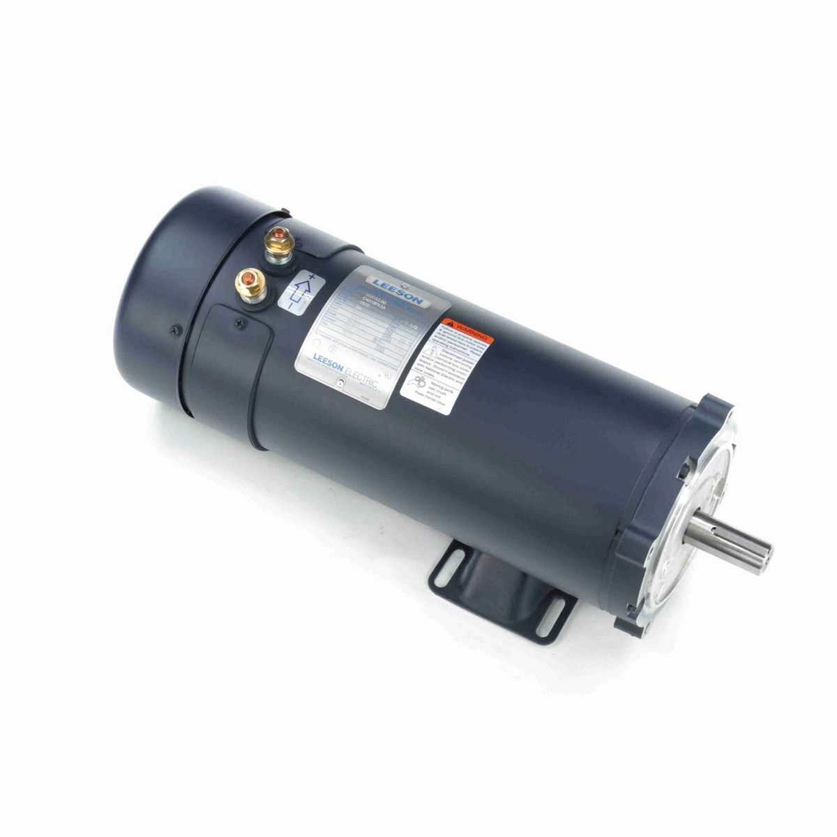 LEESON Low Voltage Motor, 1.50 HP, 24 V, 1800 RPM, S56CZ Frame, TEFC - 109103.00