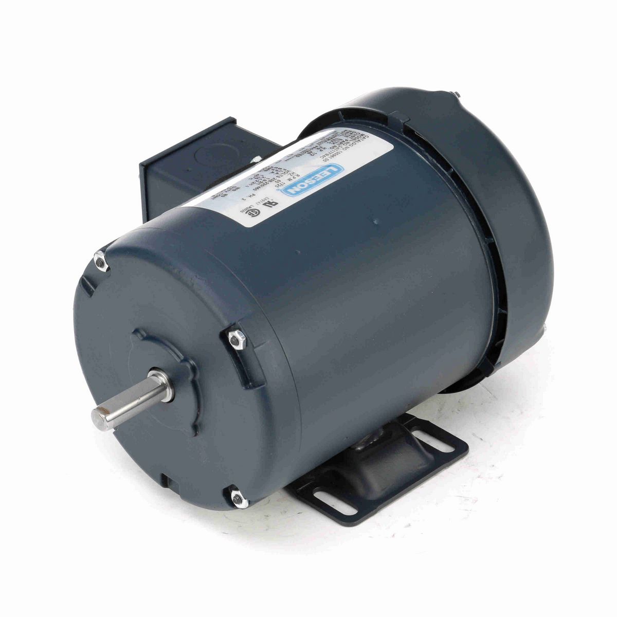 LEESON General Purpose Motor, 0.50 HP, 3 Ph, 60 Hz, 230/460 V, 1800 RPM, 48 Frame, TEFC - 100961.00