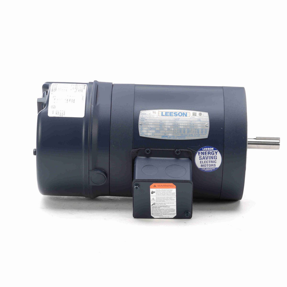 LEESON Brake Motor, 0.33 HP, 3 Ph, 60 Hz, 230/460 V, 1800 RPM, 56C Frame, TENV - 114158.00