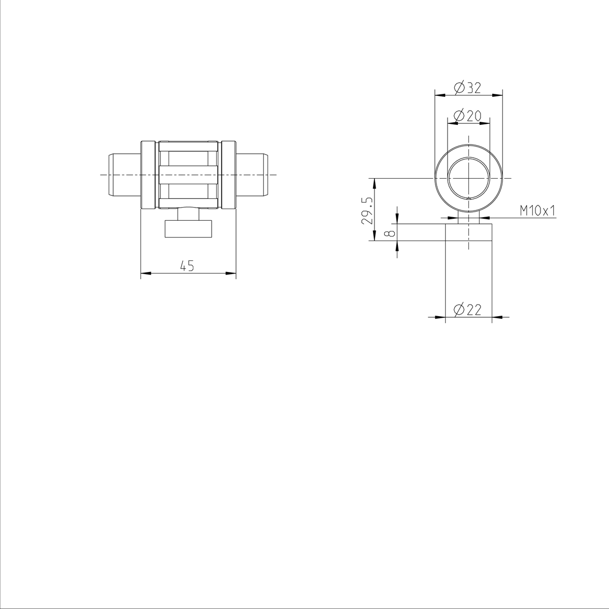 Линейная втулка устойчивая к крутящему моменту Bosch Rexroth KBDR1-20-WV-K [R069602089]