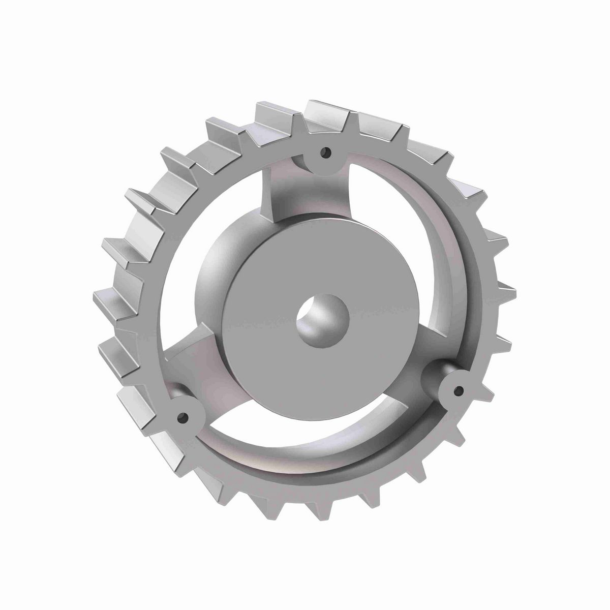 Rexnord 815 Series Solid One Piece Cast Iron Sprocket with 23 Teeth and a 3/4in Round Rough Stock Bore (RSB) - 401-161-4
