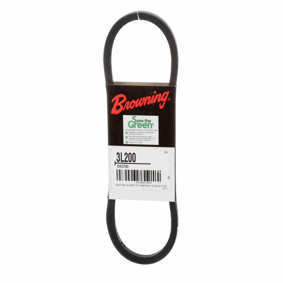 Browning Rubber FHP Belt - 3L200