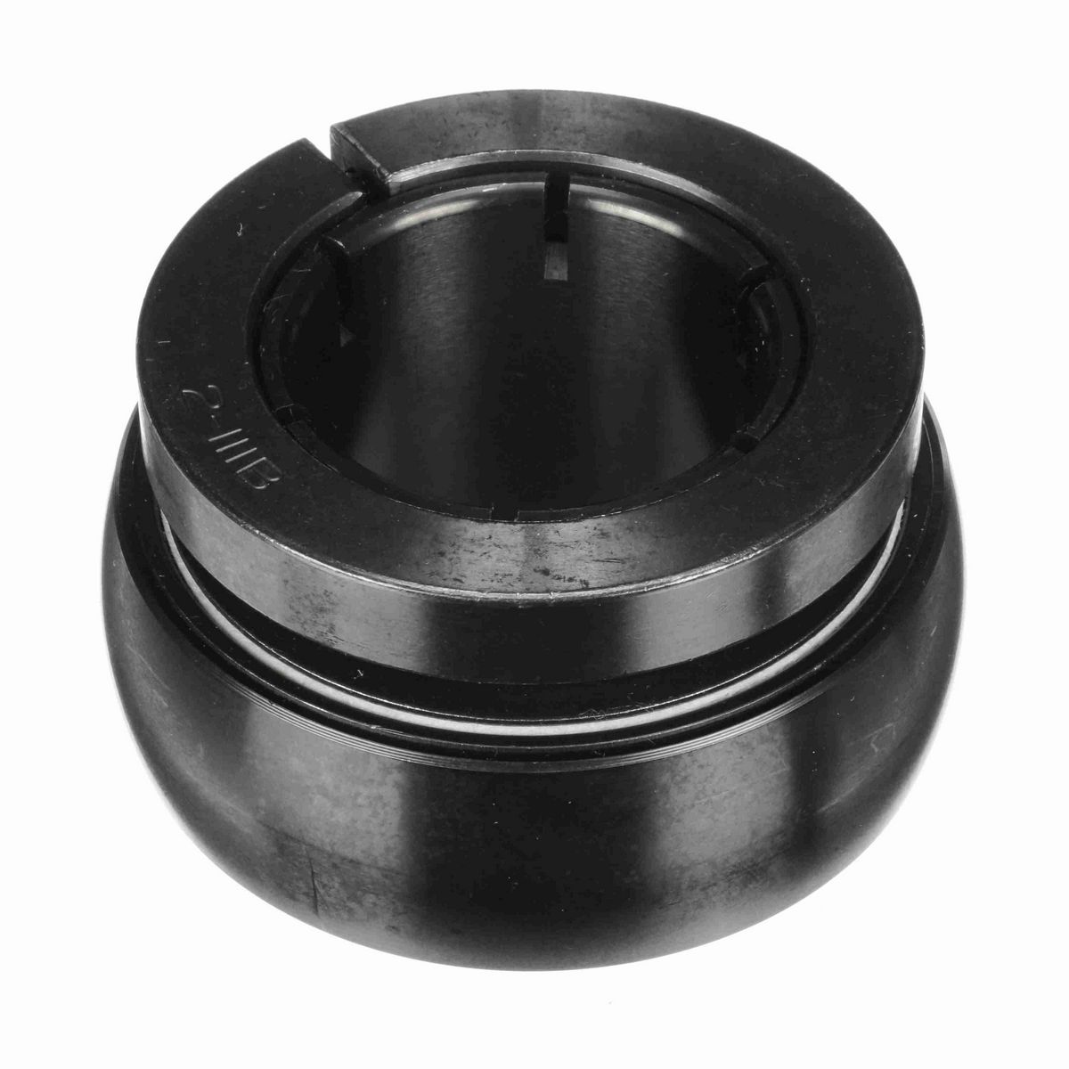 Sealmaster Mounted Insert Only Ball Bearing - 52100 Bearing Steel, Black Oxided - Concentric Lock - 2-112T