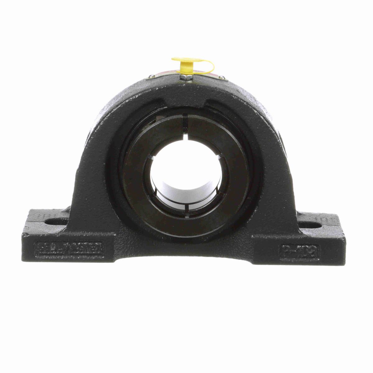 Sealmaster Mounted Cast Iron Two Bolt Pillow Block Ball Bearing - 52100 Bearing Steel, Black Oxided - Concentric Lock - NP-26TC