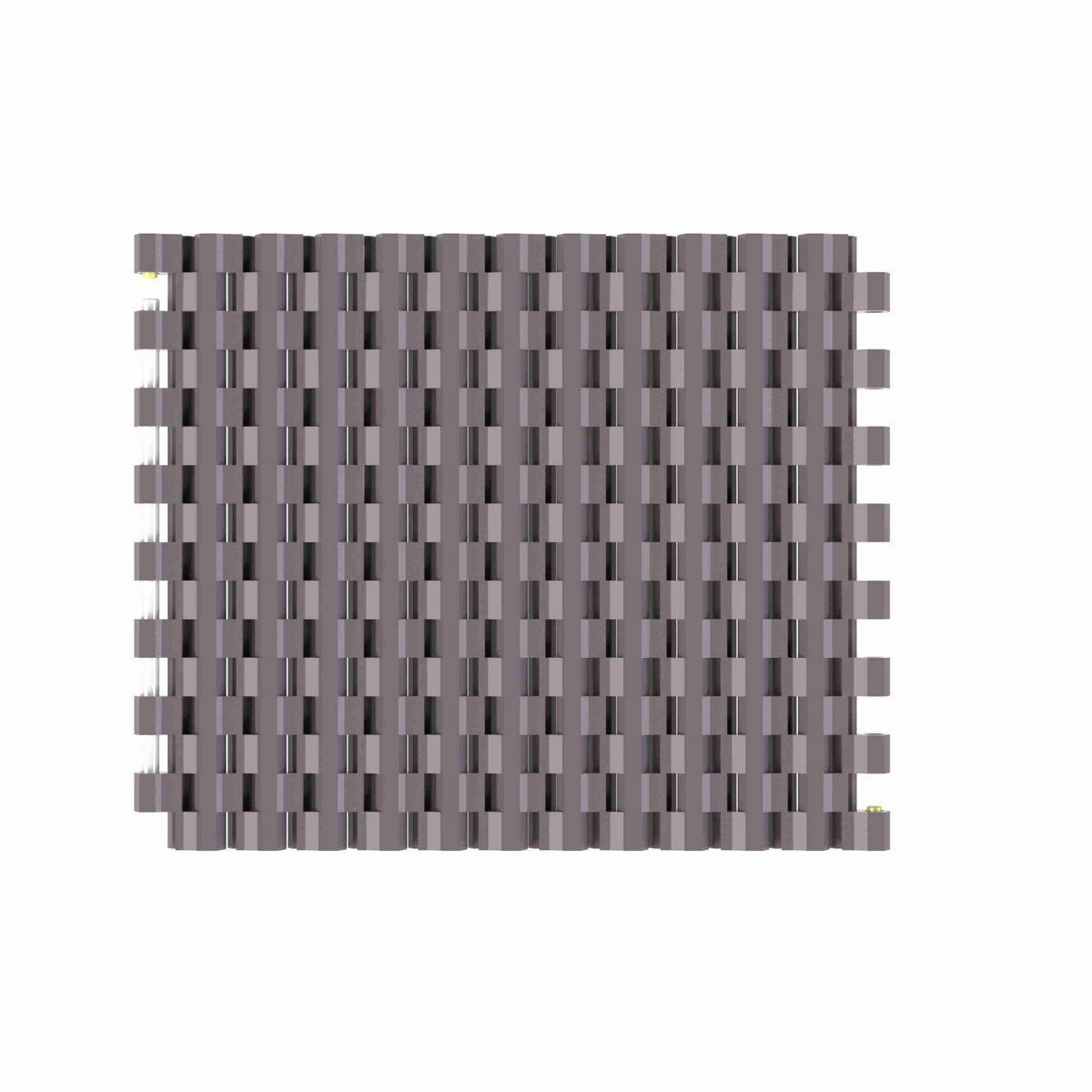 Rexnord 1505 Straight Running Solid Top, Material: Brown High Performance, Width: 6in, Pitch: 15mm - HP1505-6