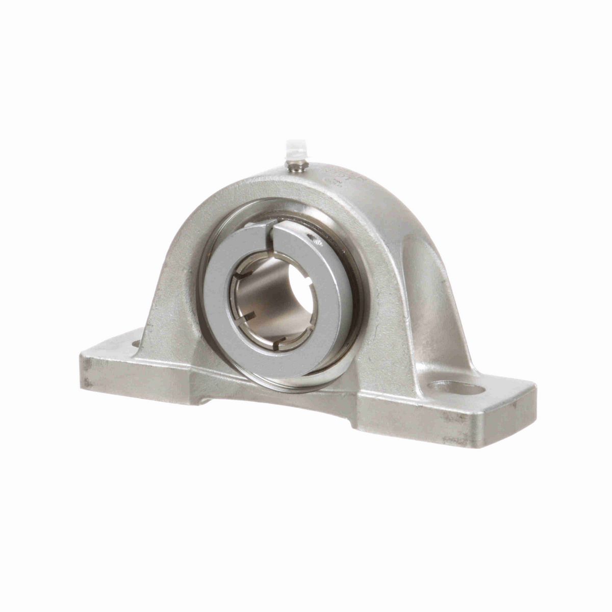 Sealmaster Mounted Stainless Steel Two Bolt Pillow Block Ball Bearing - 52100 Bearing Steel, Phosphorus Nickel Coated - Concentric Lock - Corrosion Resistant - CRPS-PN19T