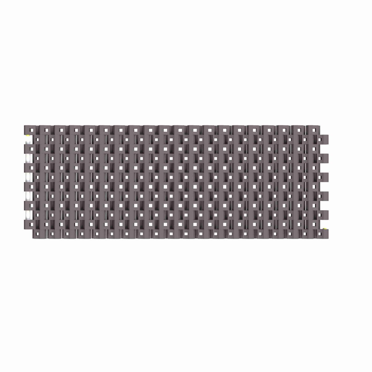 Rexnord 1506 Straight Running Flush Grid, Material: Brown High Performance, Width: 4.5in, Pitch: 15mm - 81425461