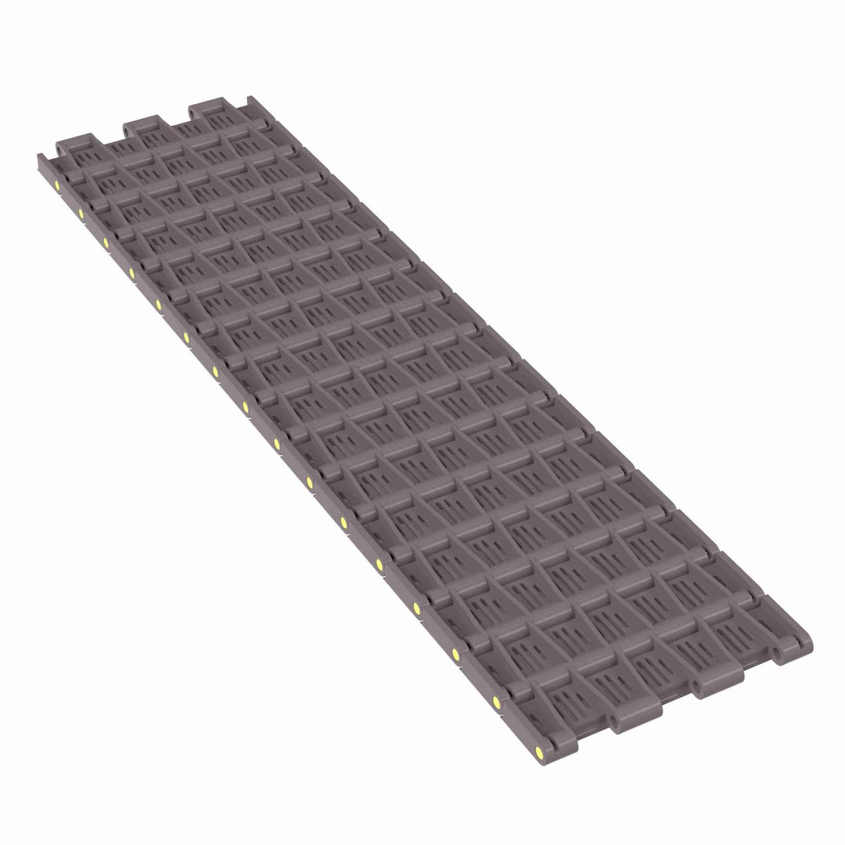 Rexnord 5706 Straight Running Flush Grid, Material: Brown High Performance, Width: 6in, Pitch: 1.5in - 81416773