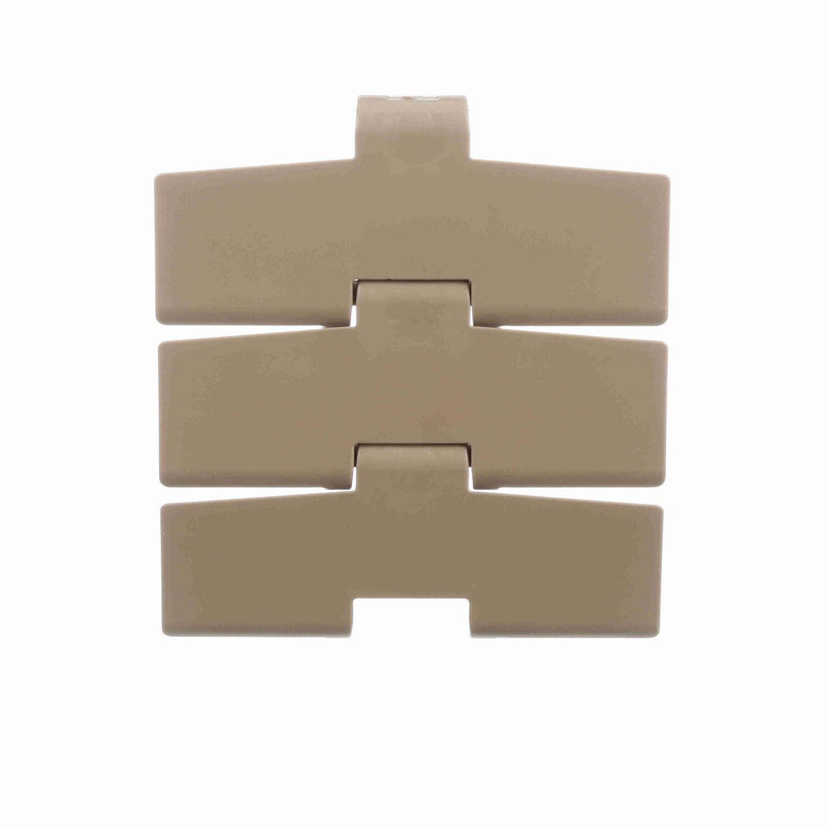 System Plast 880B Side-flexing Solid Top, Material: Tan Low Friction, Width: 4.5in, Pitch: 1.5in - LF880-K450