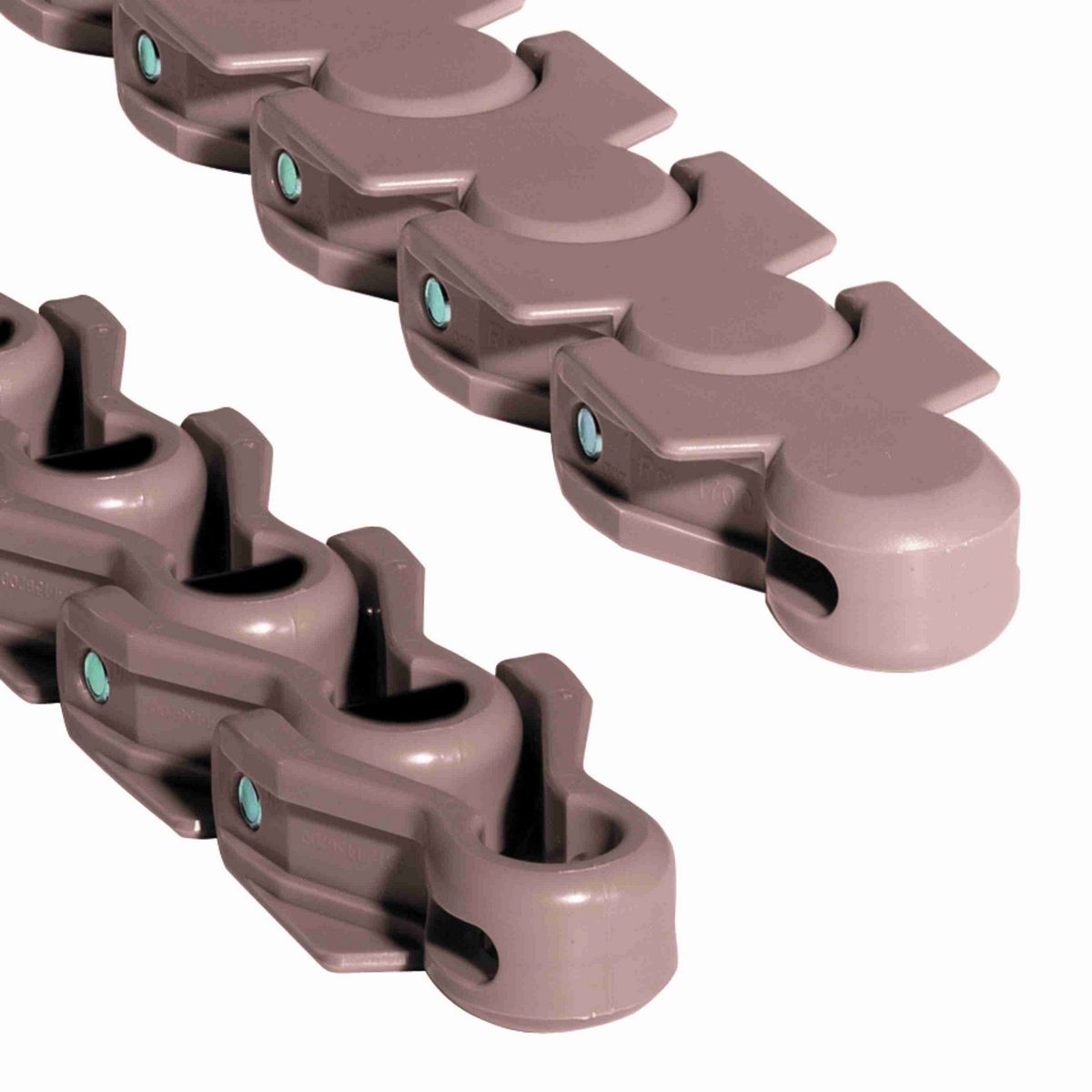 Rexnord 1700 Side-flexing Solid Top, Material: Tan Low Friction, Width: 55mm, Pitch: 50mm - 1700