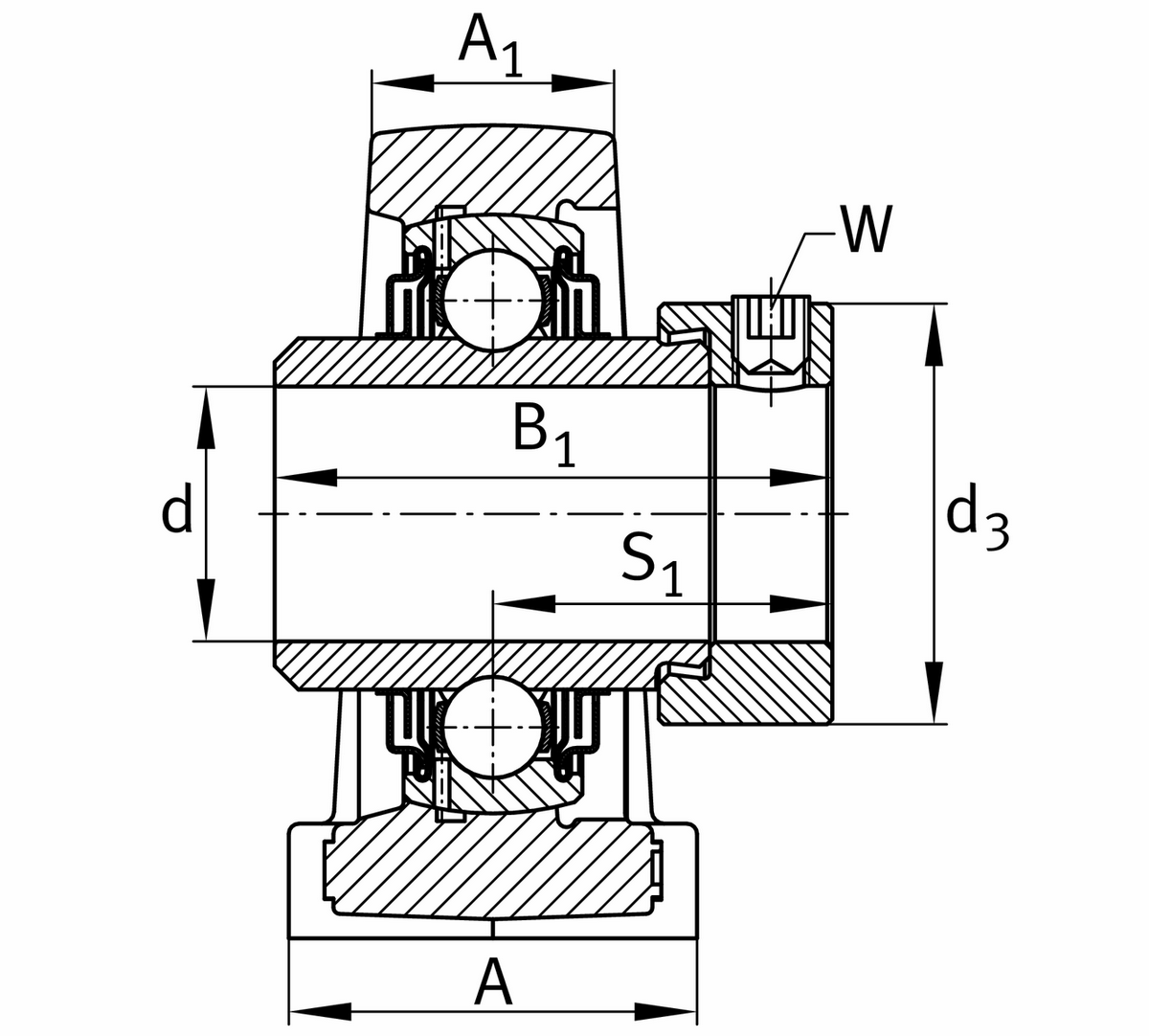 Узел стационарного корпуса LSHE30-XL-N
