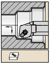 Kendex Negative Inserts Kennametal A-CCLN-MX -5° [1540552]