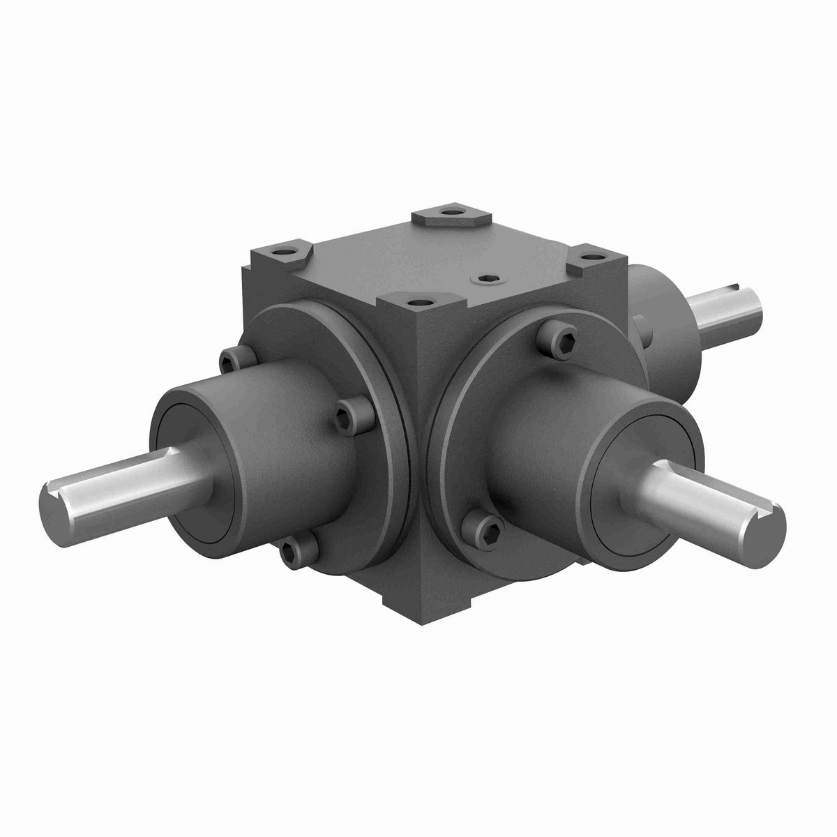 Hub City Bevel Gear Drives Cast Iron Bevel Reducer - M3 2/1 G ST