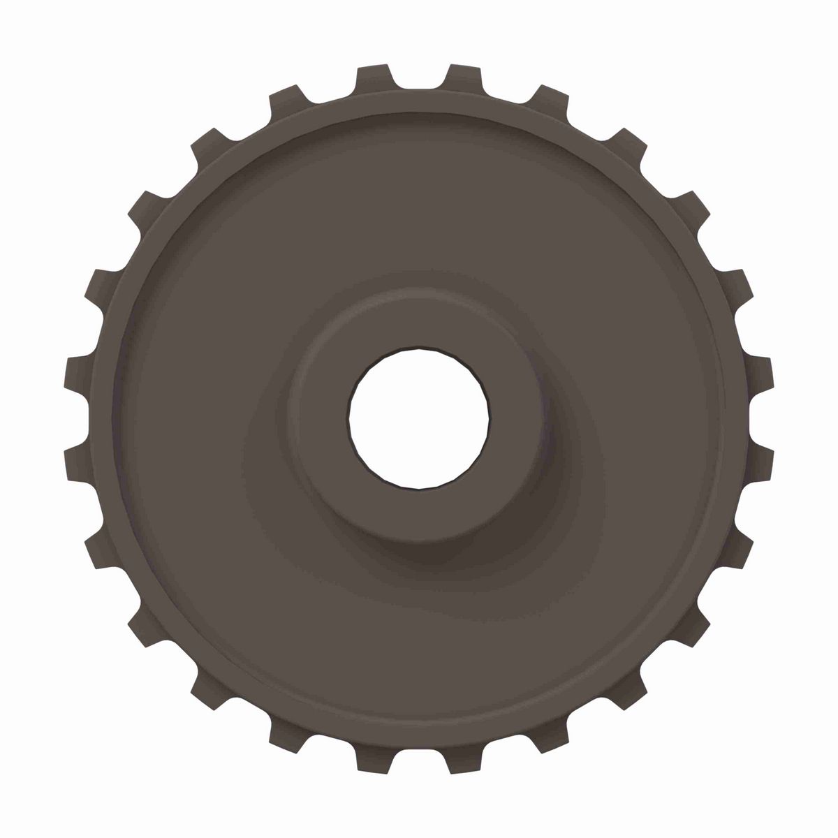 Rexnord 5930 Series Solid One Piece Molded Acetal Sprocket with 24 Teeth and 30mm Round Idler Bore - 10333739