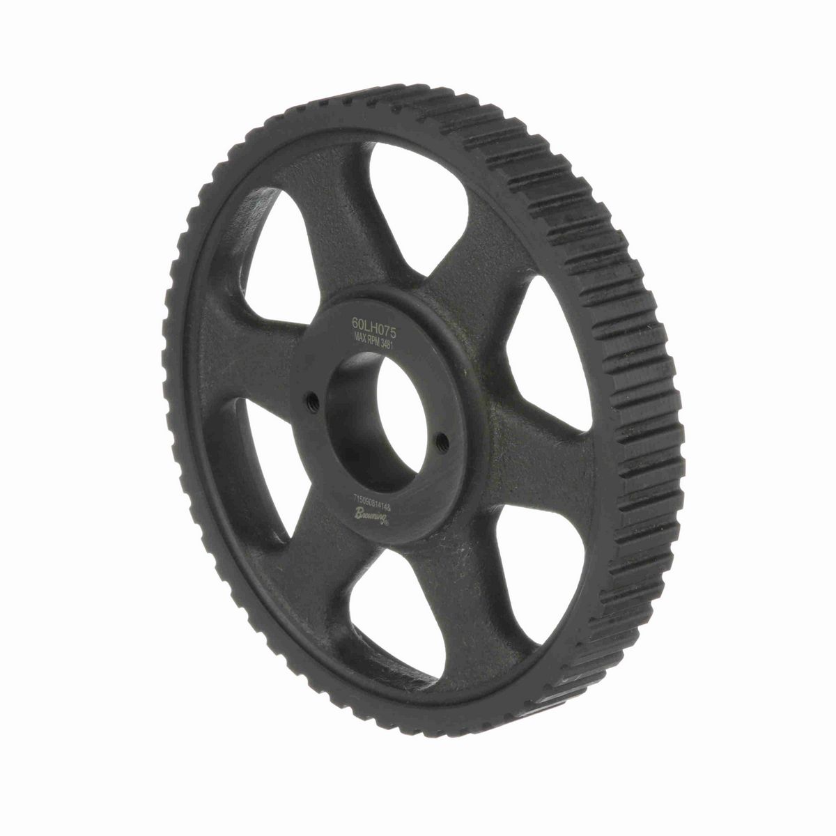 Browning Steel Bushed Bore Gearbelt Pulley - 60LH075