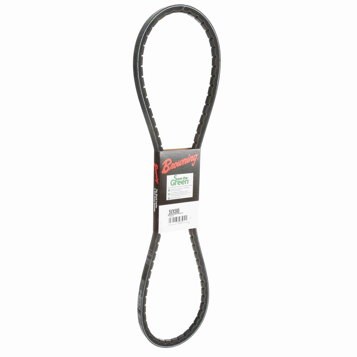Browning EPDM Notched Belt 98% Efficient - 5VX590