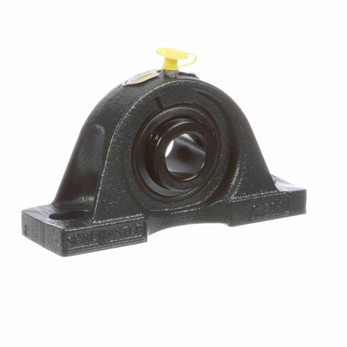Sealmaster Mounted Cast Iron Two Bolt Pillow Block Ball Bearing - 52100 Bearing Steel, Black Oxided - Setscrew Lock - Air Handling Housing Fit, Noise Tested - MP-16 CXU