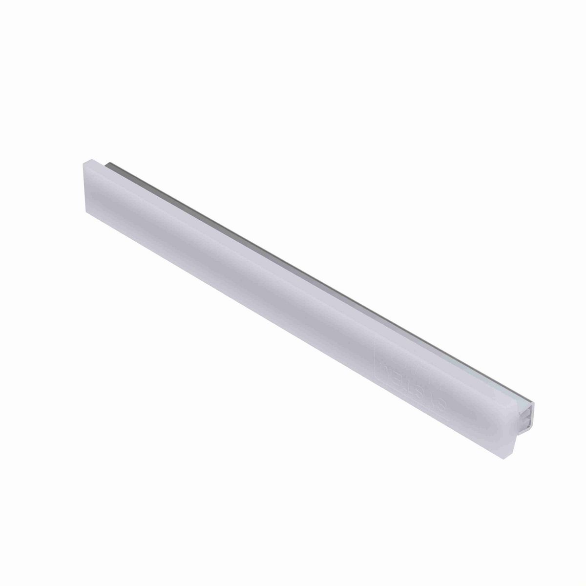 System Plast Tee Guide Rail: 1.25"W X 0.83"H X 96"L White UHMW-PE - VG-SST-1.25-8