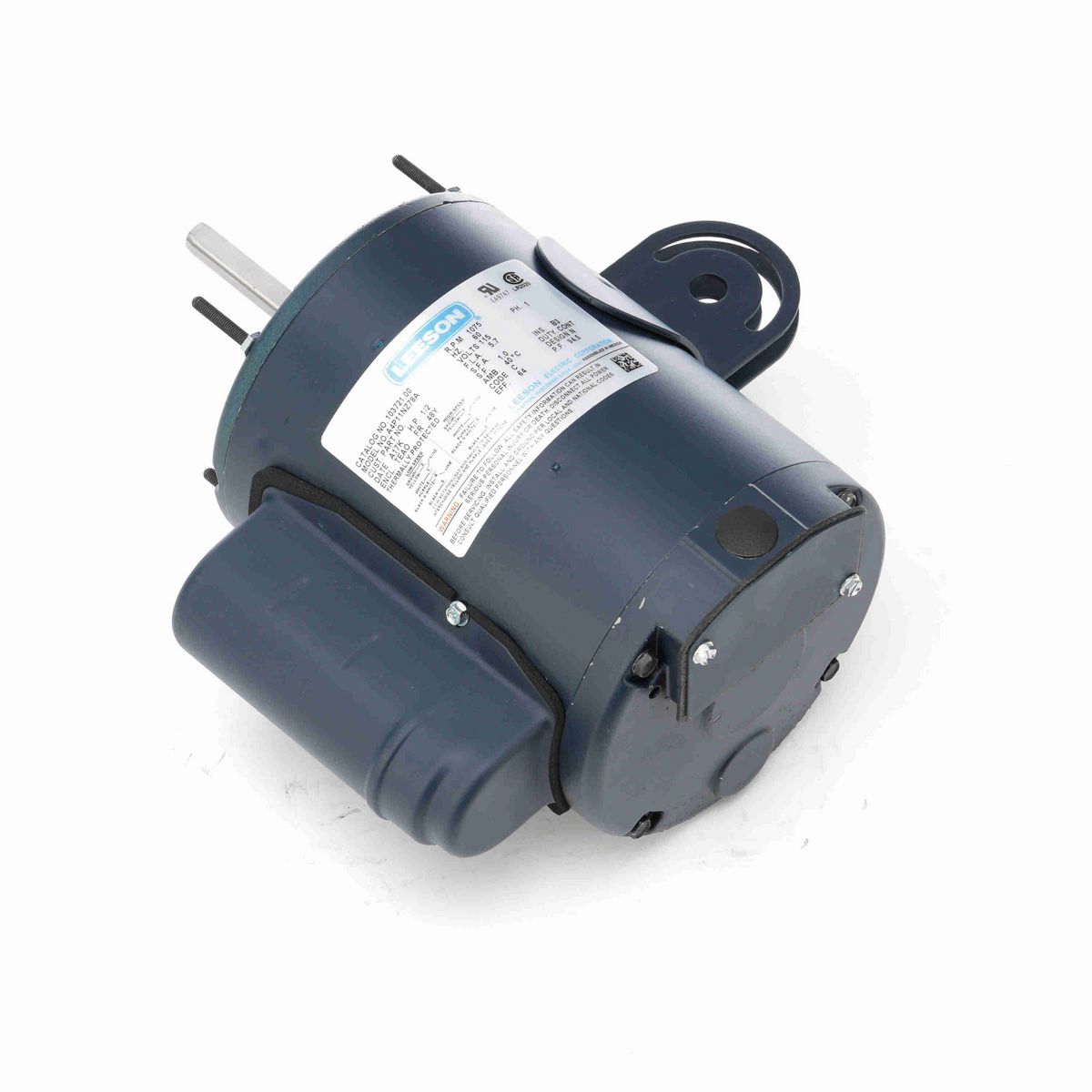 LEESON Pedestal Fan Motor, 0.50 HP, 1 Ph, 60 Hz, 115/230 V, 1200 RPM, 48Y Frame, TENV - 191893.00