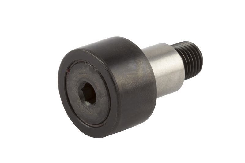 Игольчатый опорный ролик с цапфой RBC CS36LWX, бочкообразный, регулируемый эксцентриковый, с уплотнением, с шестигранным отверстием