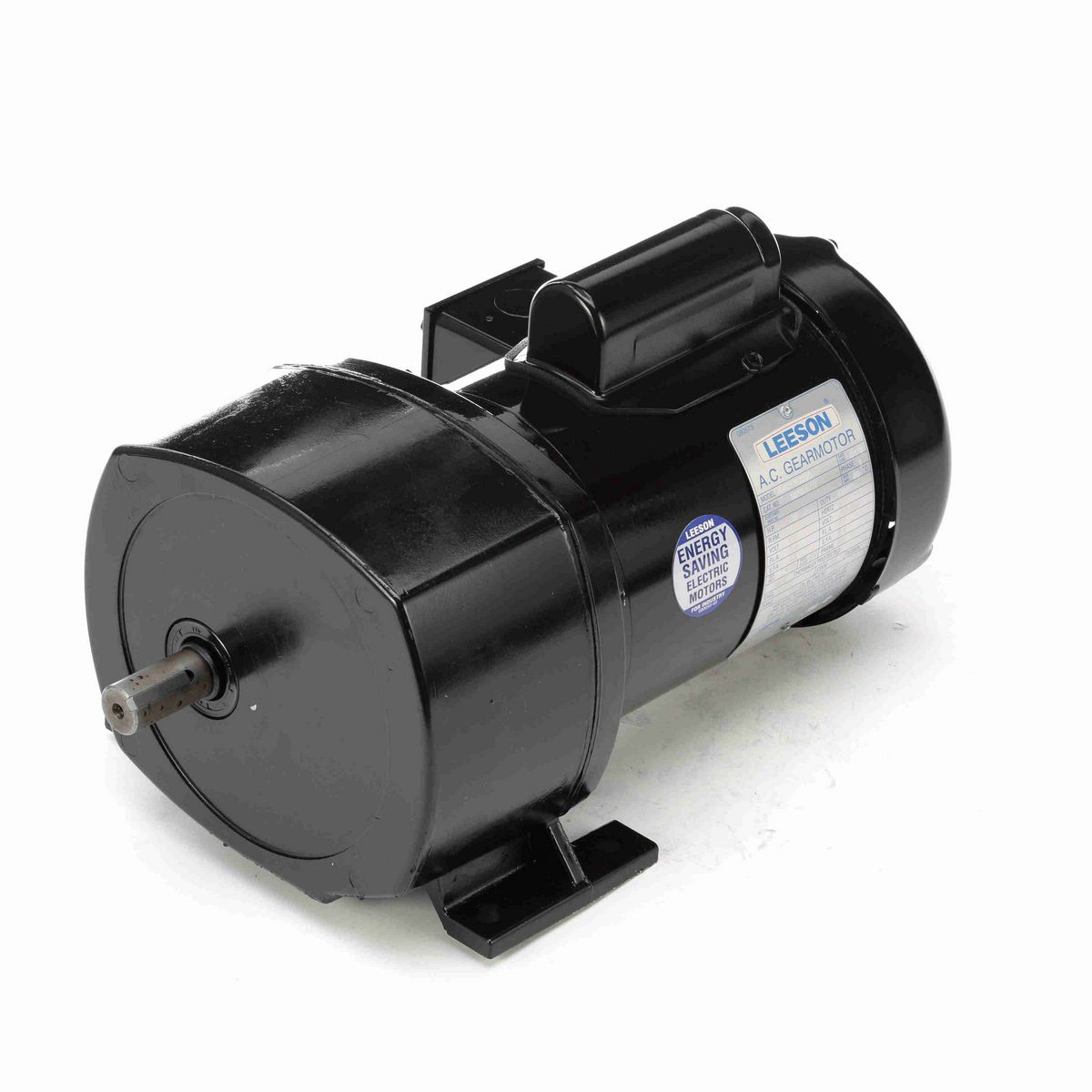 LEESON Parallel Shaft Gearmotor, 0.25 HP, 1 Ph, 60 Hz, 115/208-230 V, 59 RPM, 48Y Frame, TEFC - 107005.00