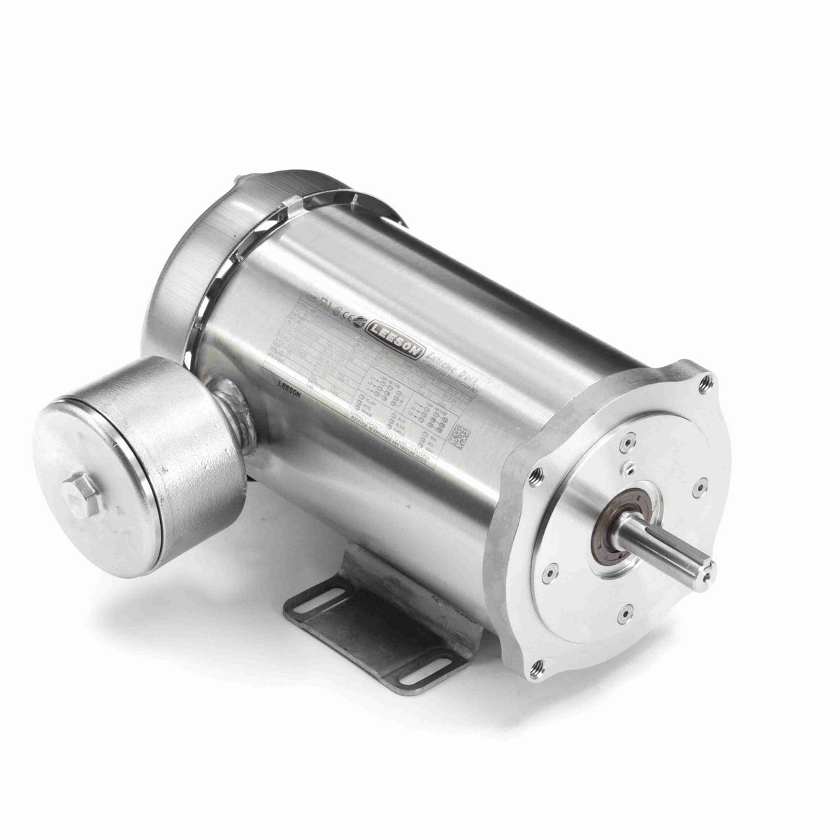LEESON Extreme Duck® Ultra General Purpose Motor, 0.75 & 0.75 HP, 3 Ph, 60 & 50 Hz, 230/460 & 190/380 V, 1800 & 1500 RPM, S56C Frame, TEFC - 103412.00