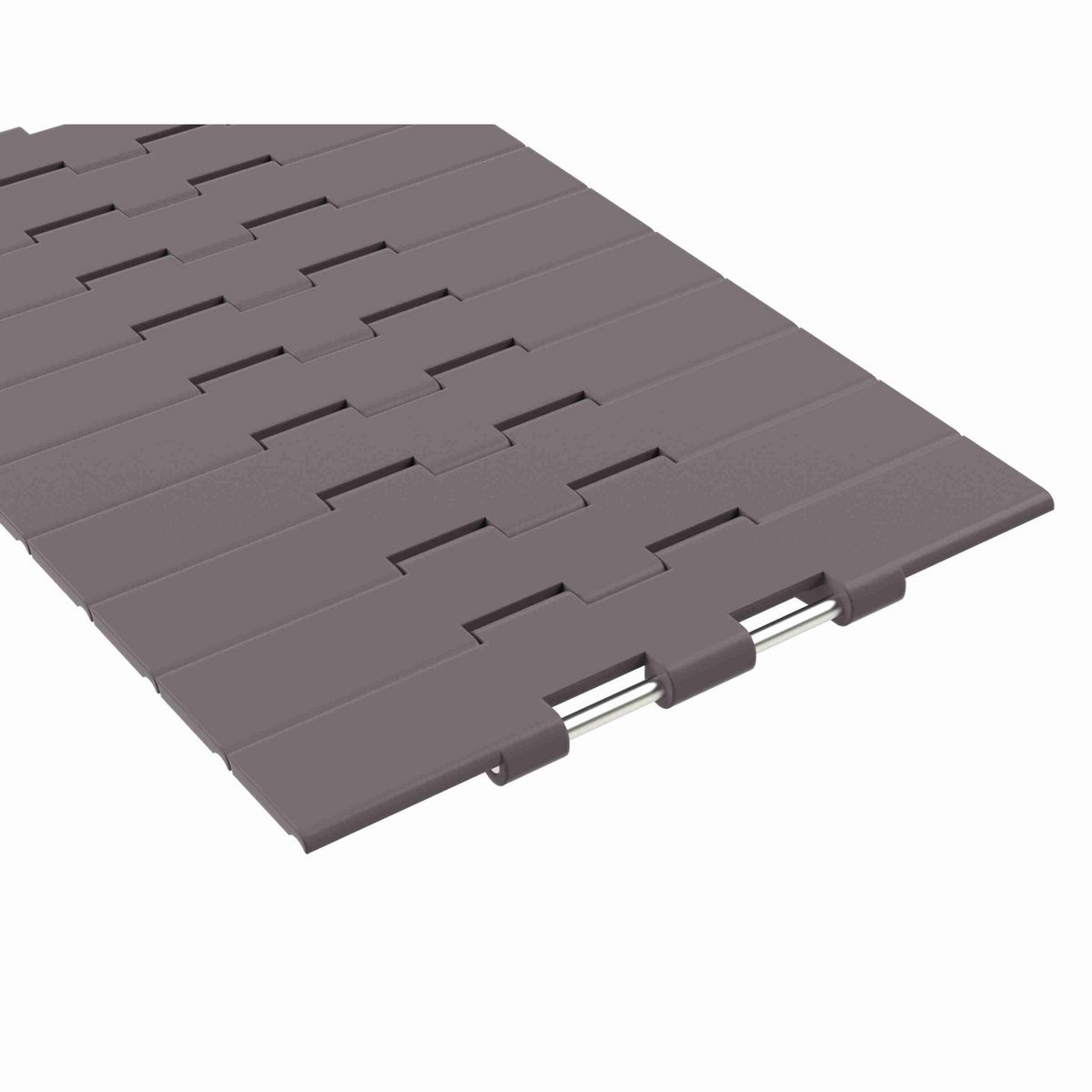 Rexnord 821 Straight Running Solid Top, Material: Brown High Performance, Width: 12in, Pitch: 1.5in - 81400033