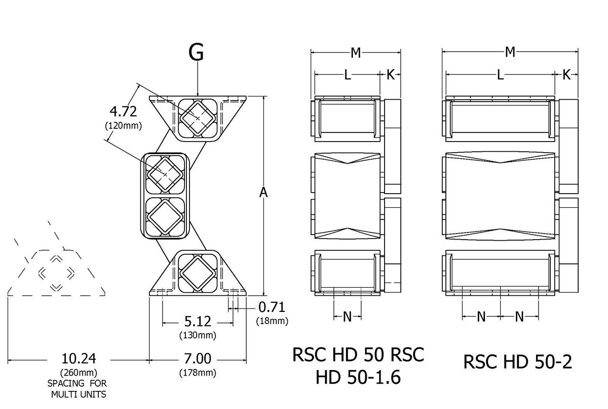 RunRight® Oscillating Mounts - Type RSC HD (Heavy Duty) Timken 68514483845