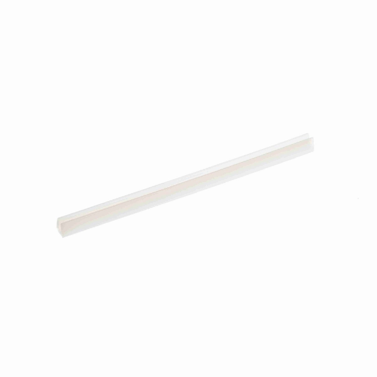 System Plast Bar Cap: 0.31"W X 0.38"H X 120"L White UHMW-PE - VG-P18SBC-10