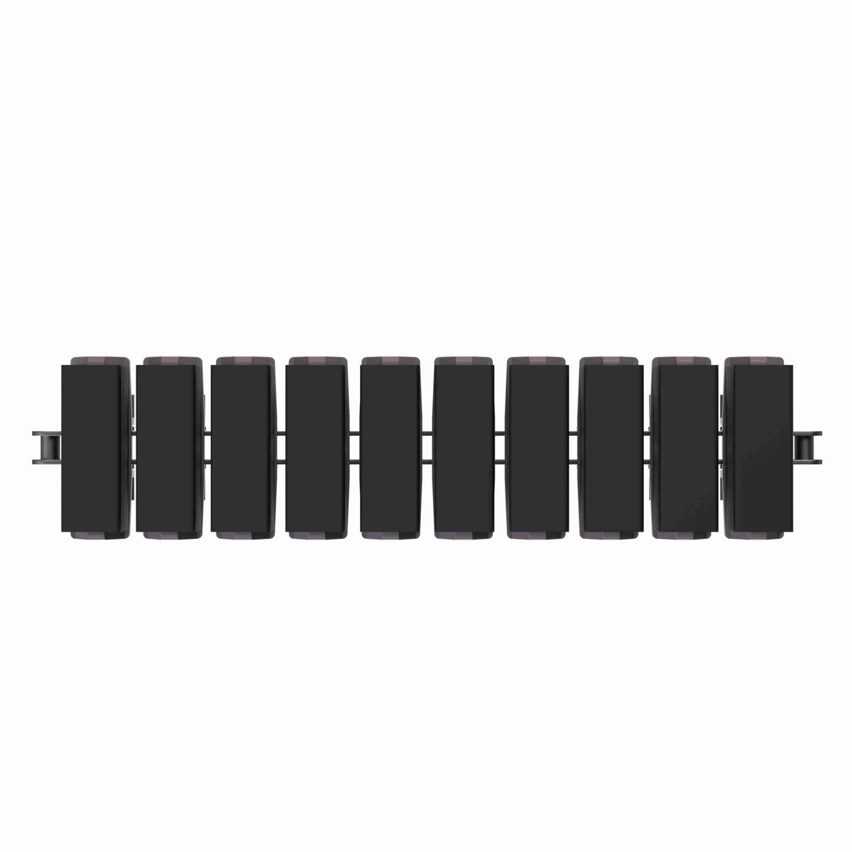Rexnord 1873TAB SideGrip™ Side-flexing, Material: Brown High Performance, Width: 3.75in, Pitch: 1.5in - 81440061