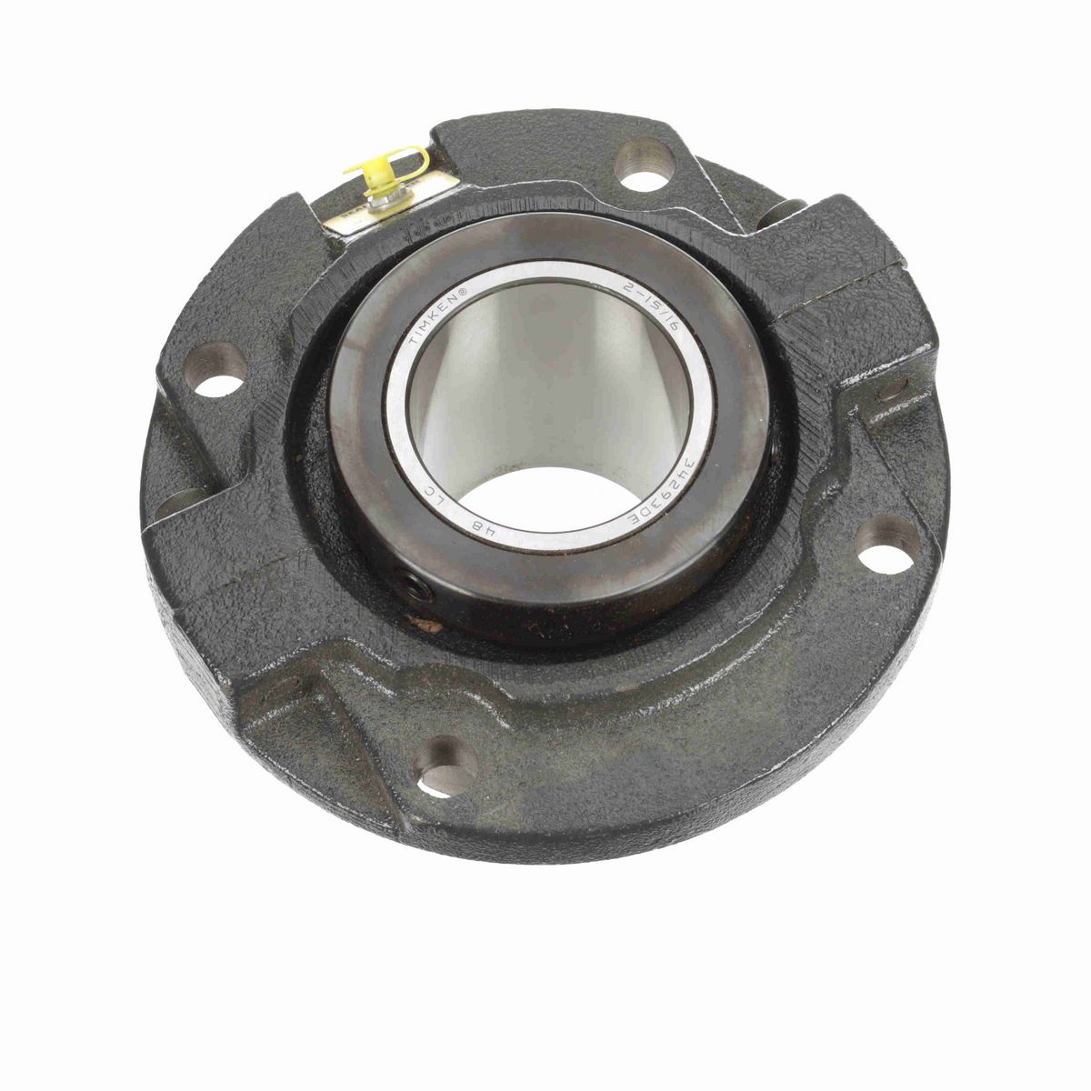 Sealmaster Mounted Cast Iron Piloted Flange Tapered Roller - 52100 Bearing Steel - Double Collar Mount Lock - RFP 215C