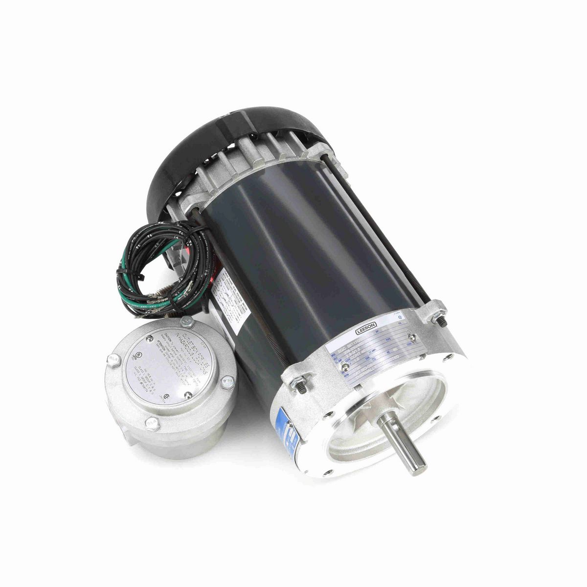 LEESON Explosion Proof Motor, 0.75 HP, 3 Ph, 60 Hz, 230/460 V, 1800 RPM, 56C Frame, EPFC - G840