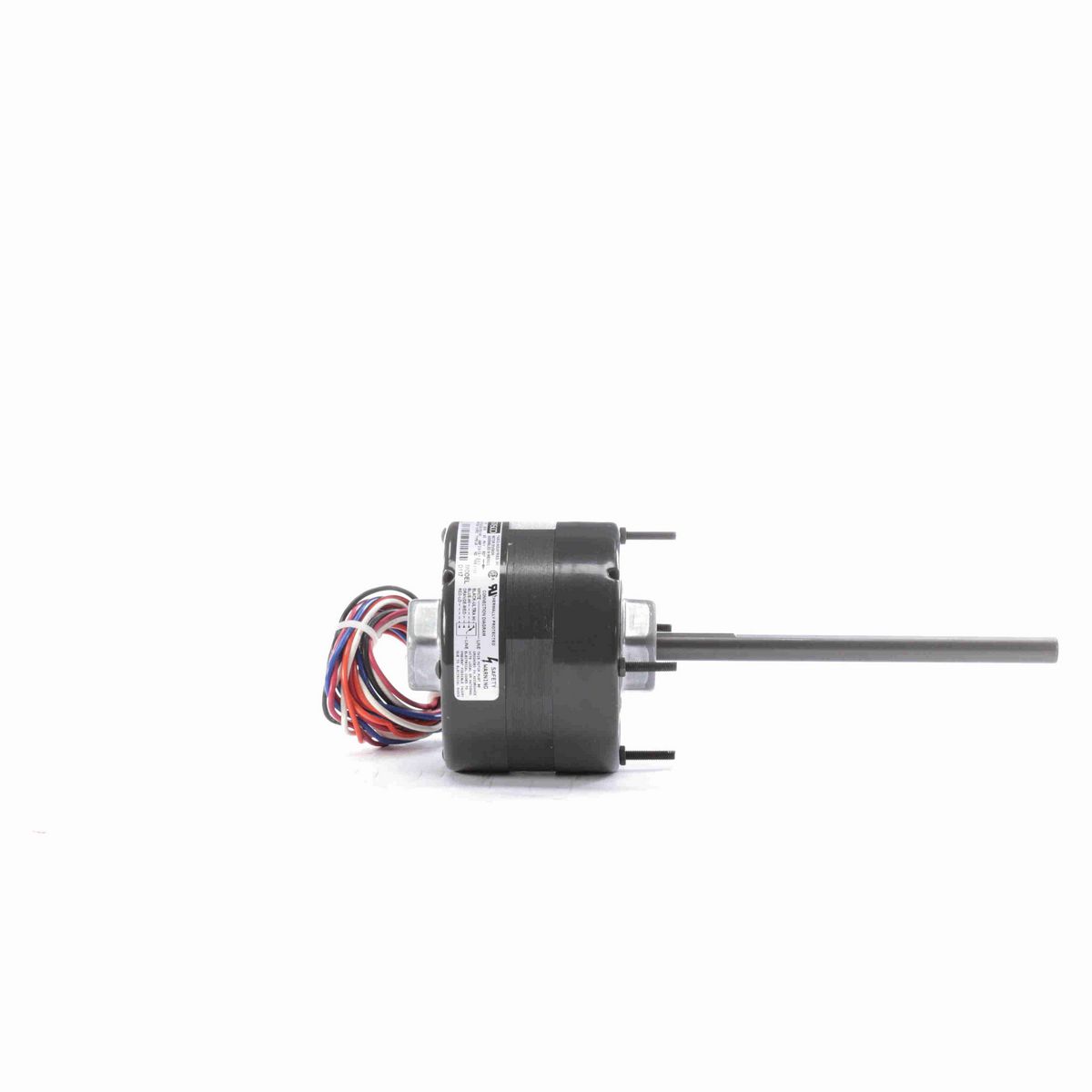 FASCO Fan Coil & Air Conditioner Motor, 1/15-1/25-1/30-1/40 HP, 1 Ph, 60 Hz, 115 V, 1550 RPM, 4 Speed, 4.4" Diameter, OAO - D117