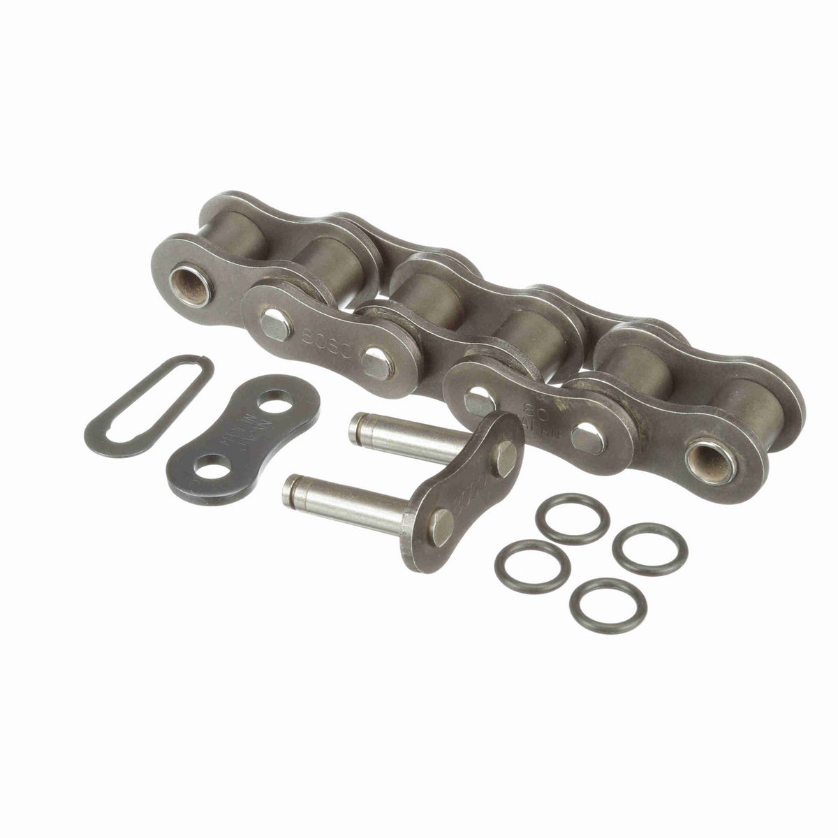 Morse O Ring Riveted Roller Chain - 80XLO 10 FT