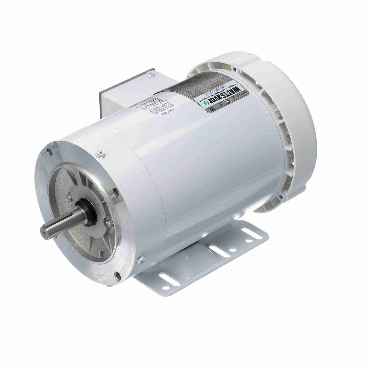 LEESON White Duck™ General Purpose Motor, 1 HP, 3 Ph, 60 Hz, 230/460 V, 1800 RPM, 56HC Frame, TEFC - 119476.00
