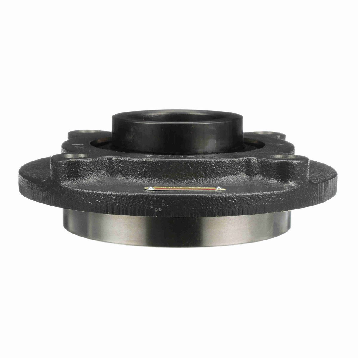 Sealmaster Mounted Cast Iron Flange Cartridge Ball Bearing - 52100 Bearing Steel, Black Oxided - Setscrew Lock - MFC-43