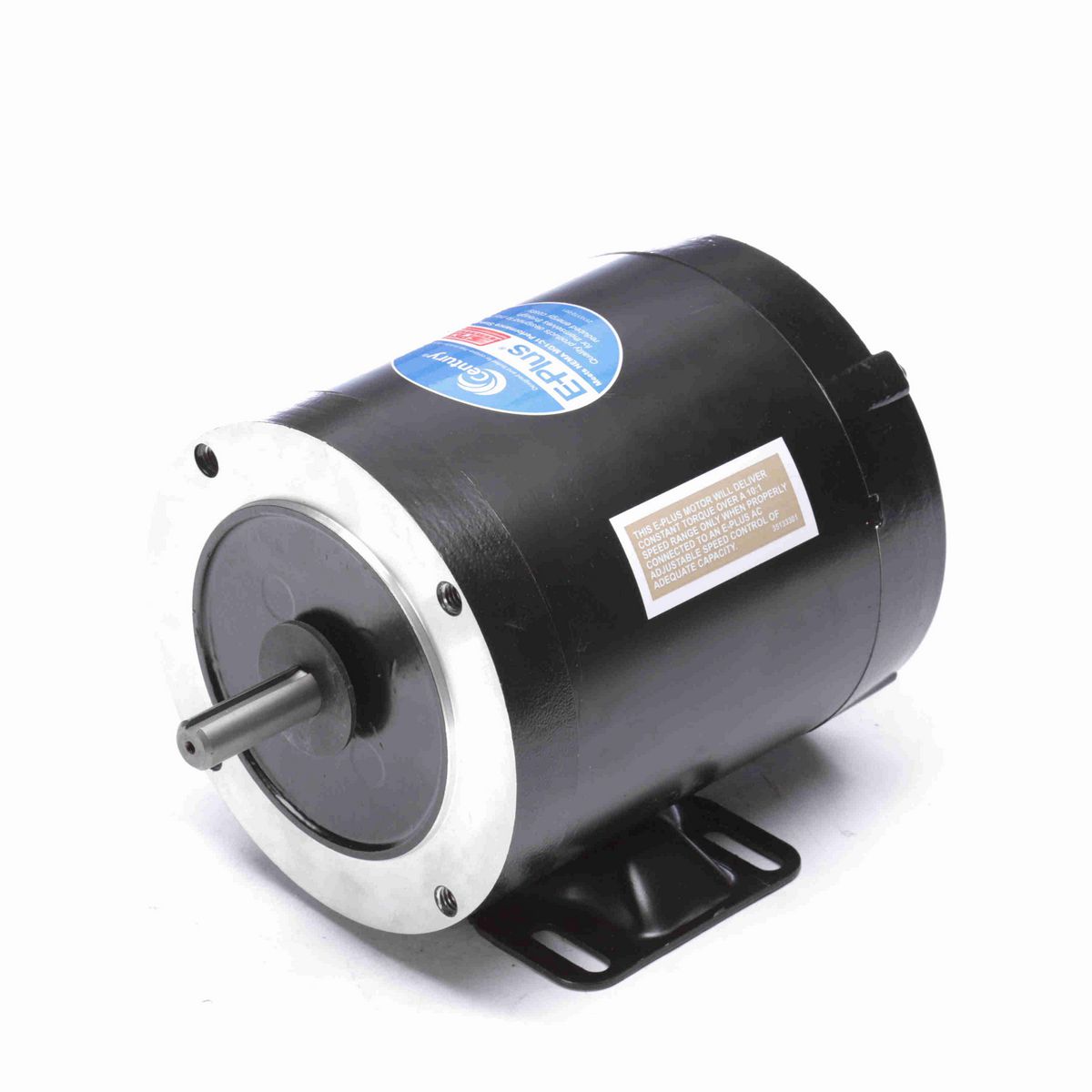 Century E-PLUS ® Speed Ratio Motor, .33 HP, 3 Ph, 60 Hz, 208-230/460 V, 1200 RPM, J56C Frame, TENV - E185