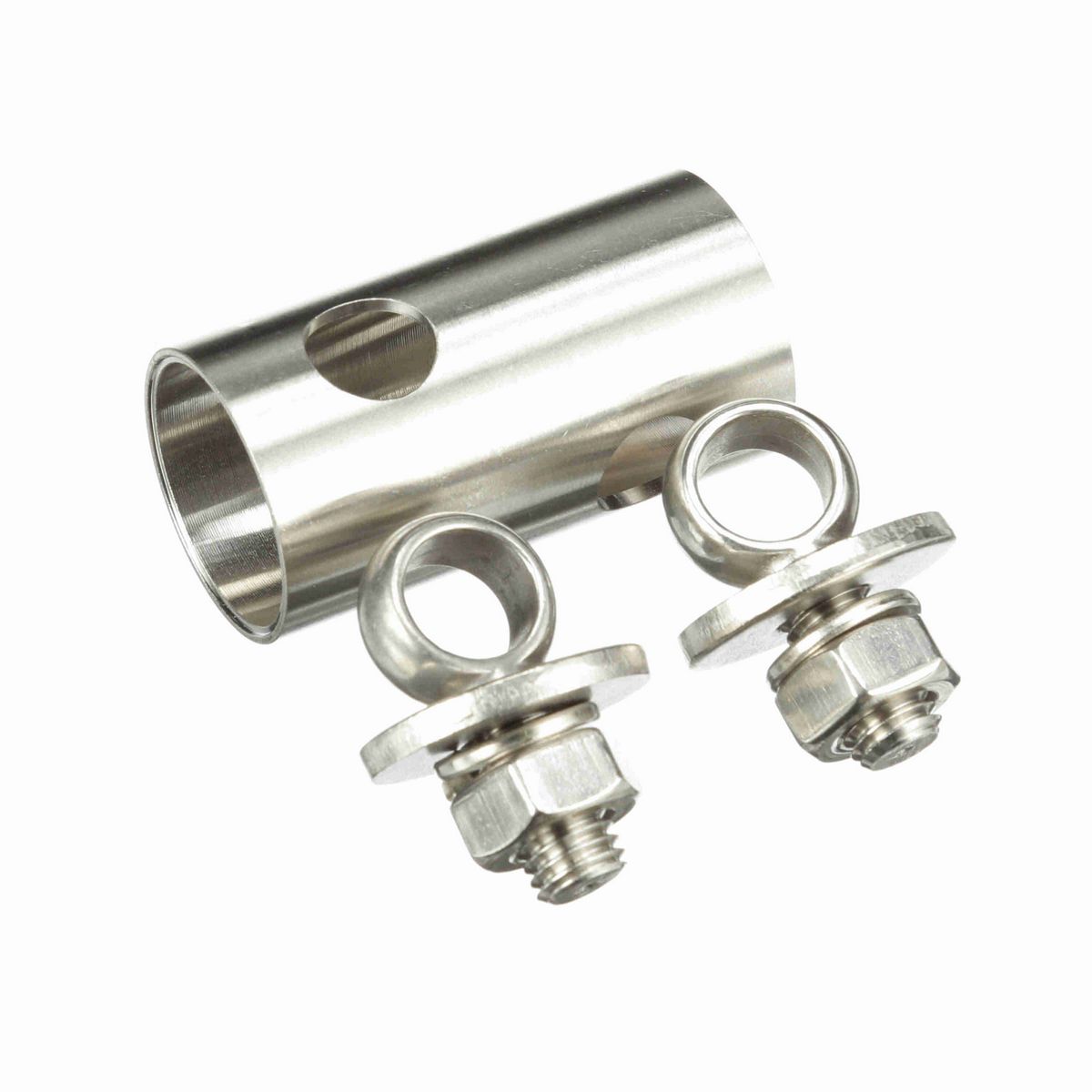 System Plast Cross Block for 1/2-in round x 1/2-in round w/ 2 Nuts - VG-621SNN-12-12