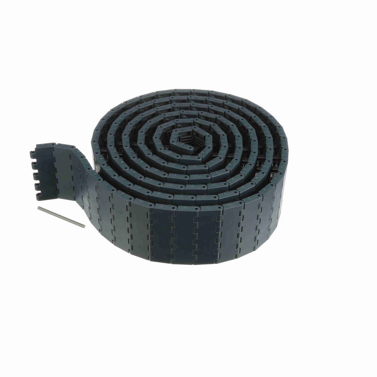 System Plast 2250FT Straight Running Solid Top, Material: NG evo (Gray Blue), Width: 3.3in, Pitch: 1in - NGE2250FT-PT-K330