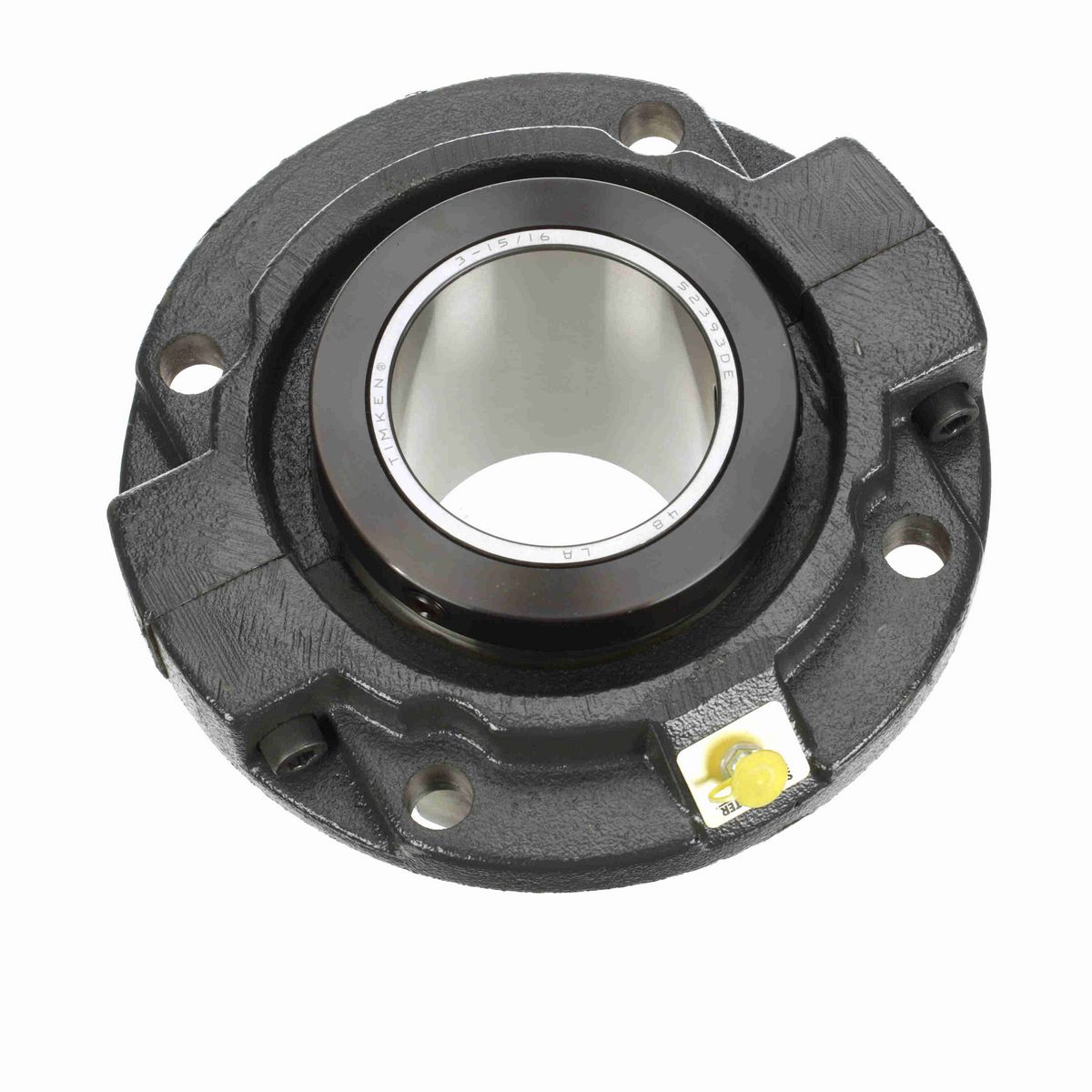 Sealmaster Mounted Cast Iron Piloted Flange Tapered Roller - 52100 Bearing Steel - Double Collar Mount Lock - RFP 315