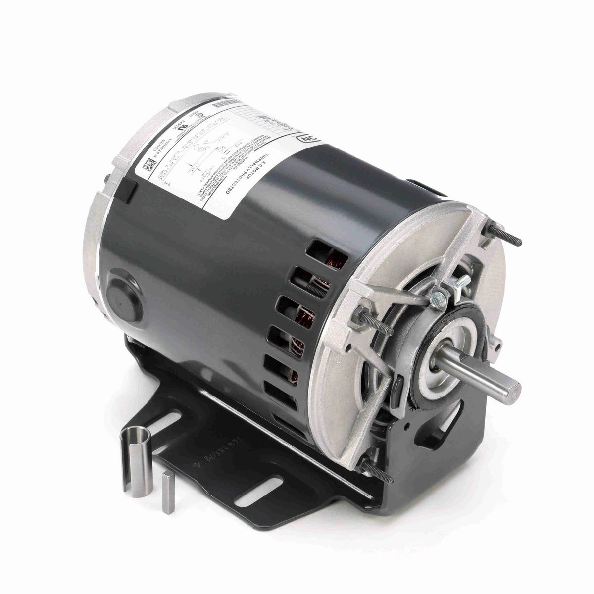 LEESON General Purpose Motor, 0.50 HP, 1 Ph, 60 Hz, 115 V, 1800 RPM, 56Z Frame, DP - 4778