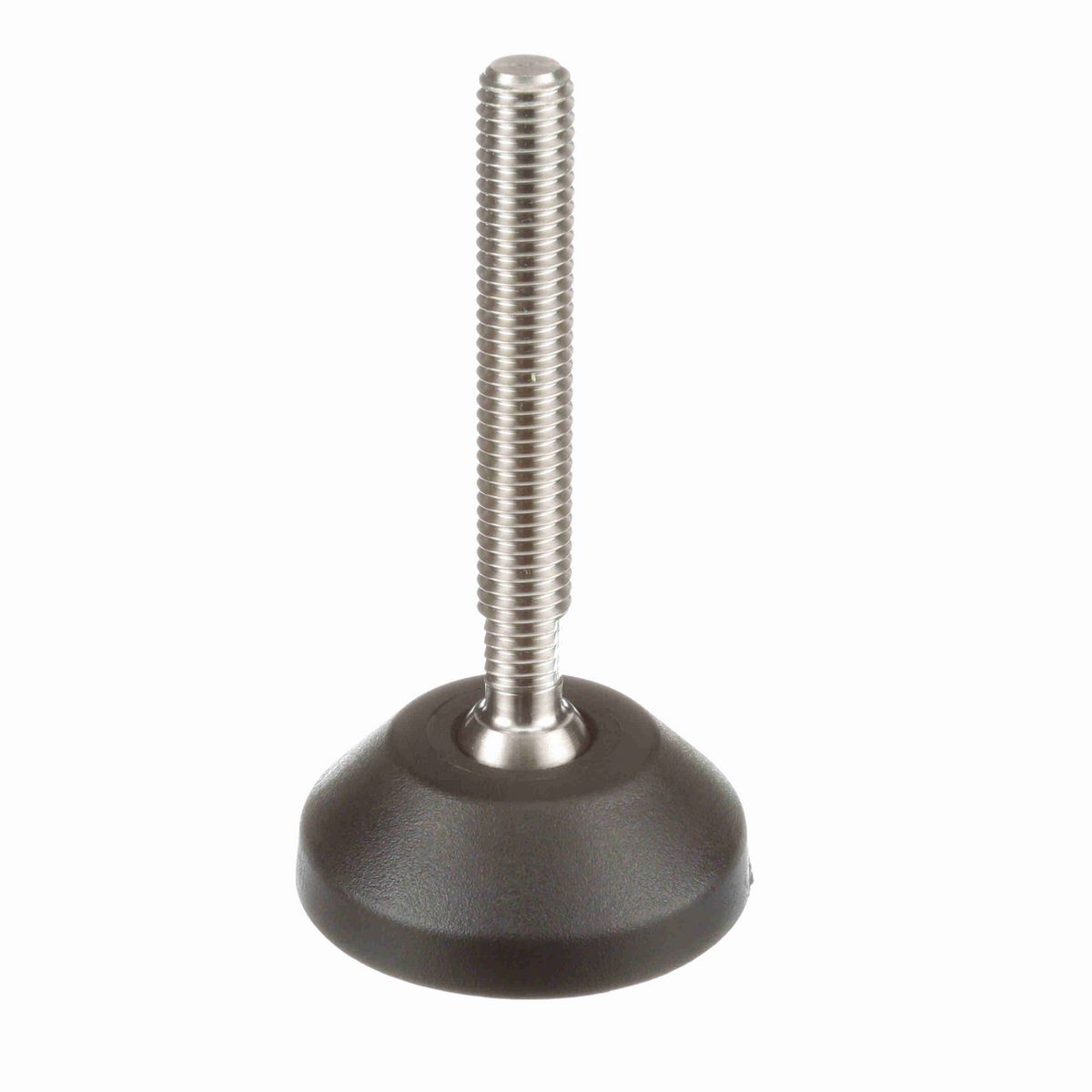 System Plast Articulating Plastic Leveler; Series: VG-501, Base Diameter: 2.38, Spindle Length: 2.64-in, Thread: 1/2-13 - VG-501-01-S12-L3