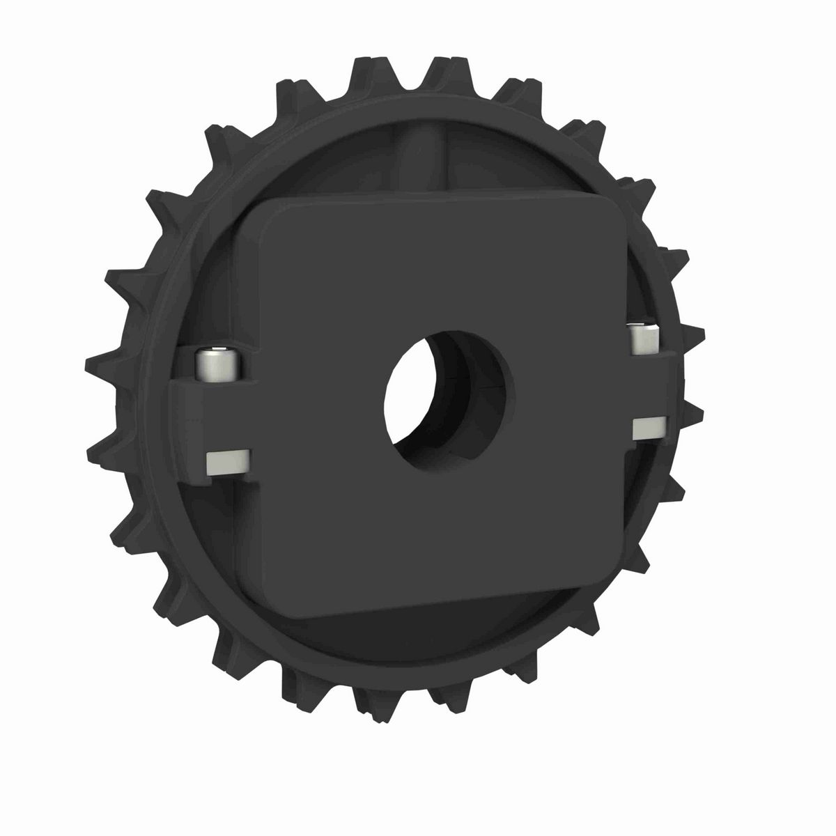 Rexnord 8500 Series Split Molded Nylon Sprocket with 24 Teeth and 1-7/16in Round Idler Bore - 614-186-14