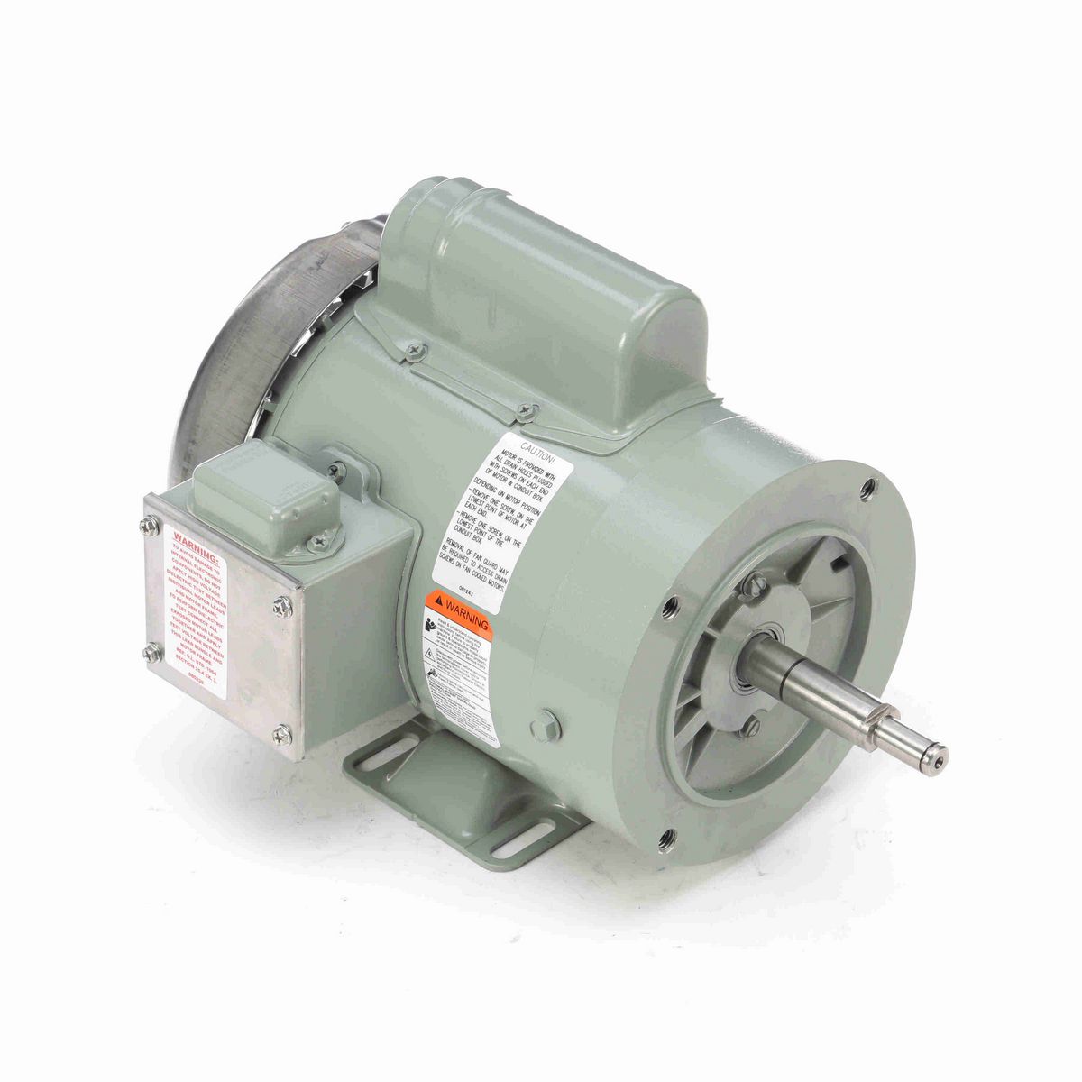 LEESON General Purpose Farm Duty Motor, 1 HP, 1 Ph, 60 Hz, 115/230 V, 3600 RPM, 56CZ Frame, TEFC - 119448.00