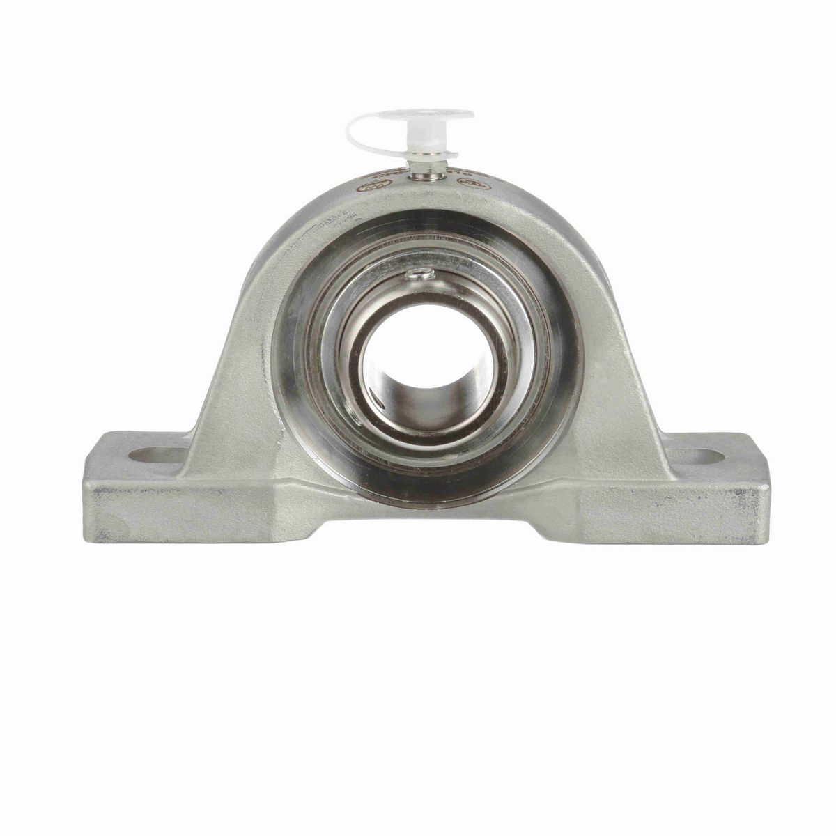Sealmaster Mounted Stainless Steel Two Bolt Pillow Block Ball Bearing - 52100 Bearing Steel, Phosphorus Nickel Coated - Setscrew Lock - Corrosion Resistant - CRPS-PN16